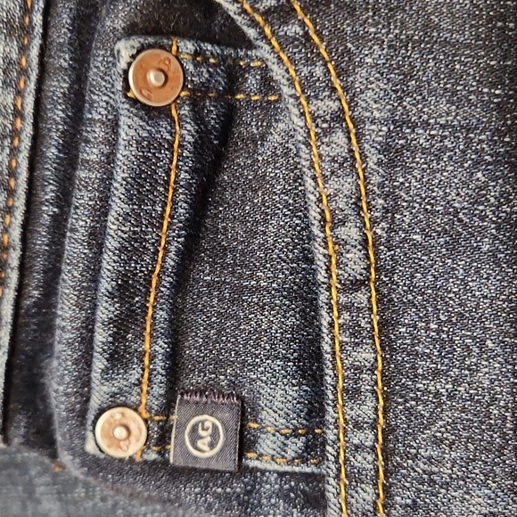 AG Adriano Goldschmied Straight Leg Slim Blue Jeans - Picture 2 of 10